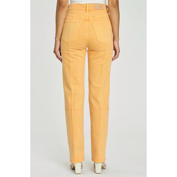 NEW PISTOLA cassie super high rise straight jean in nectar - Picture 3 of 5